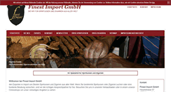 Desktop Screenshot of finest-import.ch